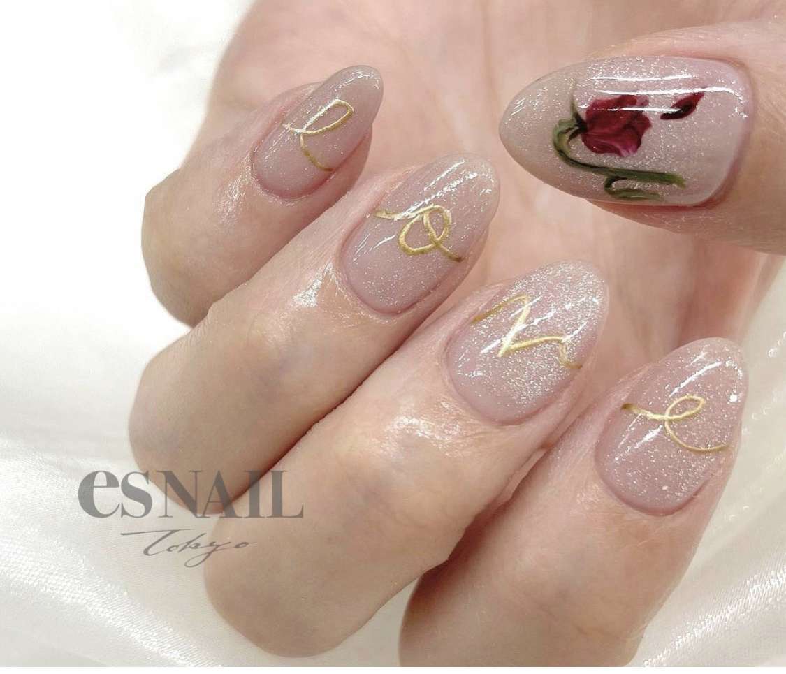 Valentine nail♡
