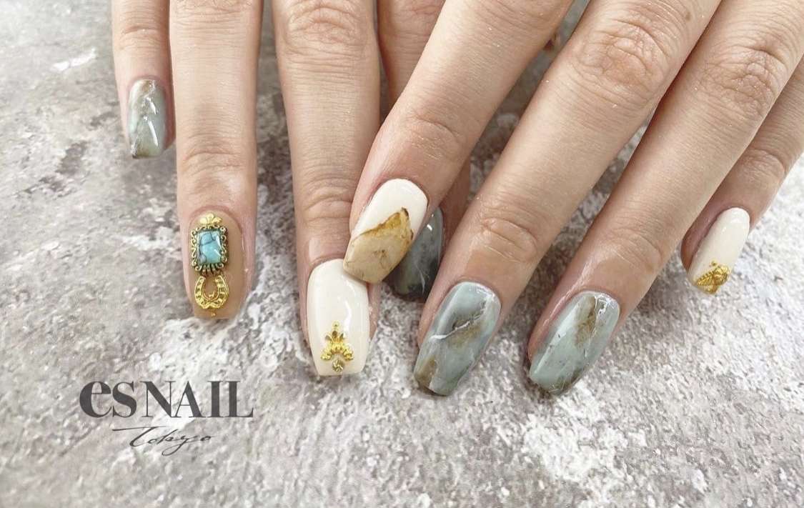 turquoiseネイル💙