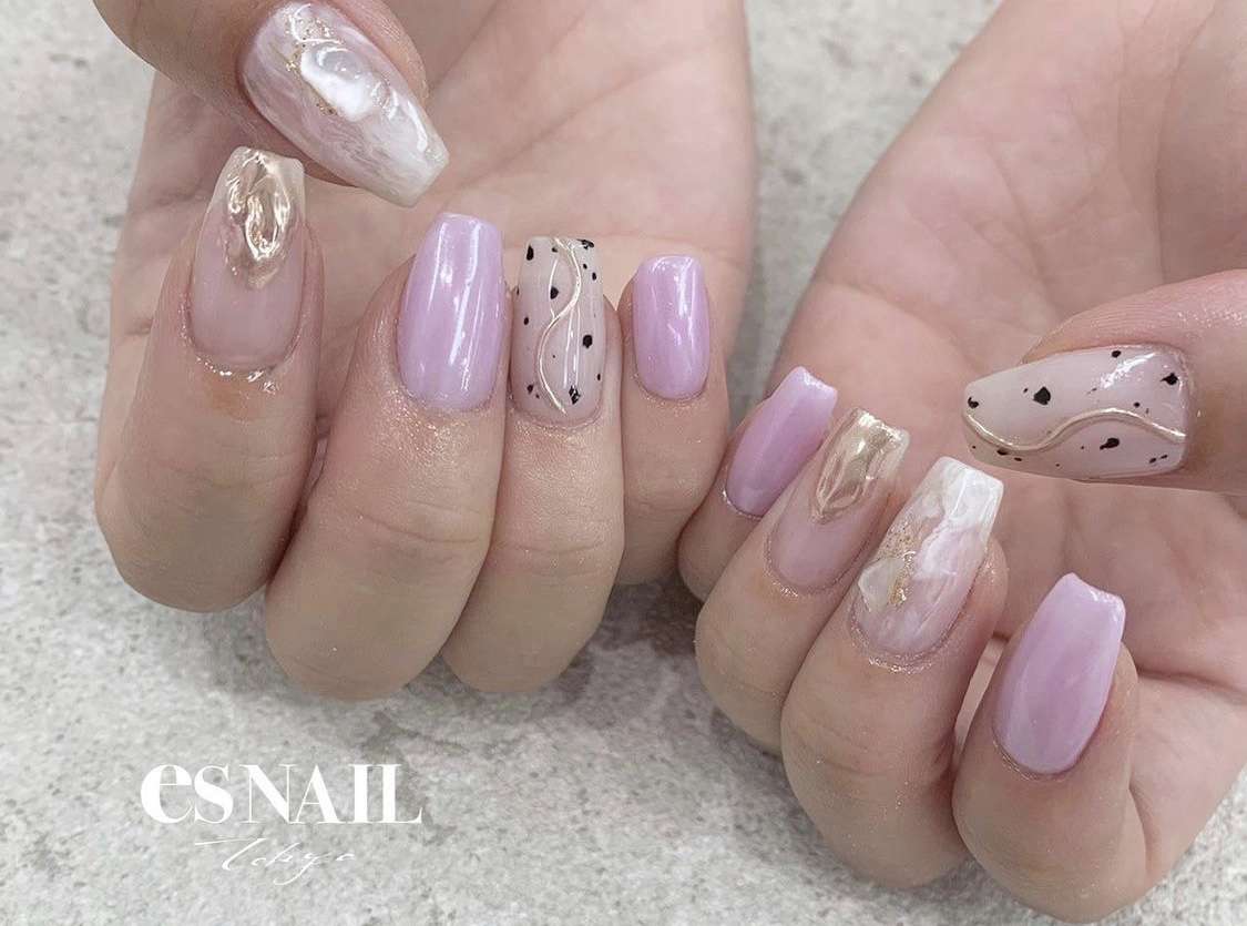 pink girlyネイル💗