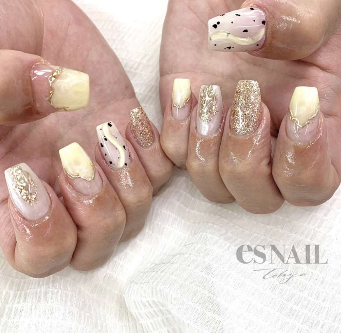yellow nail💛