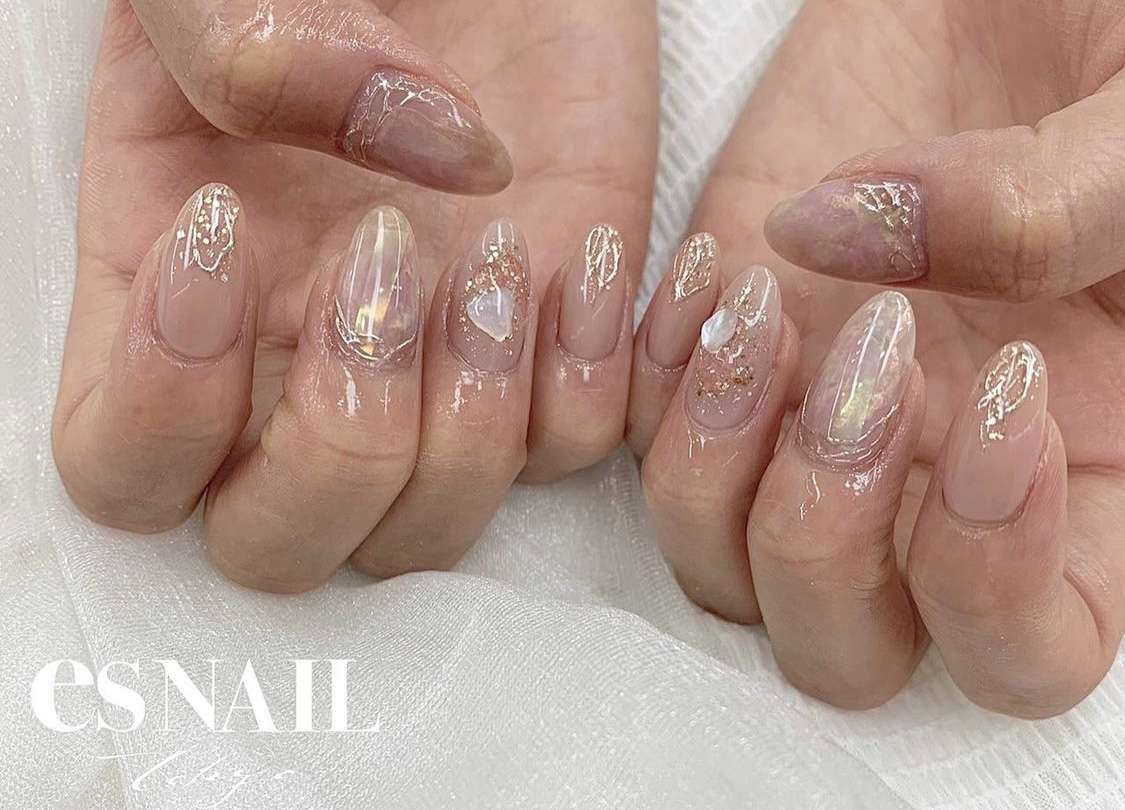 nuance nail🤍