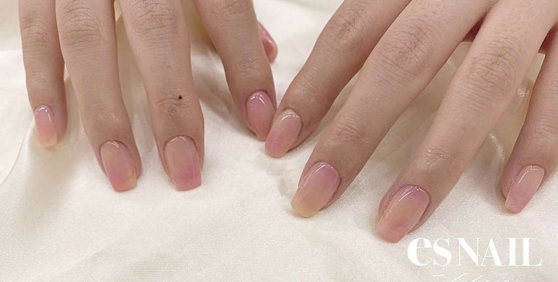 桃カラーネイル🍑