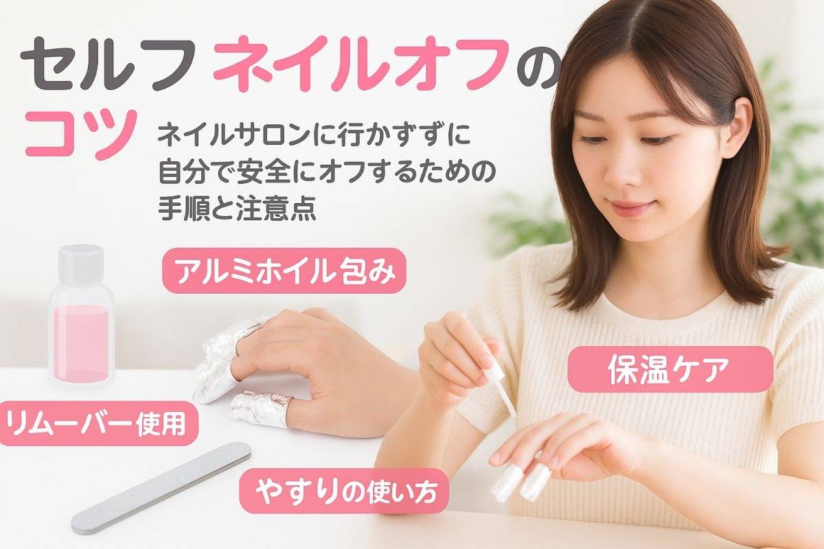 自分でできるネイルサロンでのオフのコツと失敗しないポイント