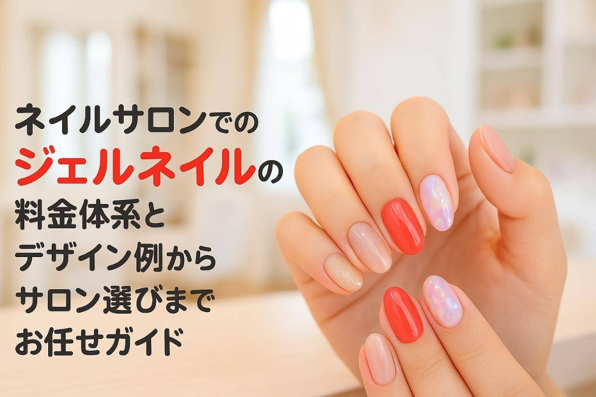 ネイルサロンでのジェルネイルの料金体系とデザイン例からサロン選びまでお任せガイド