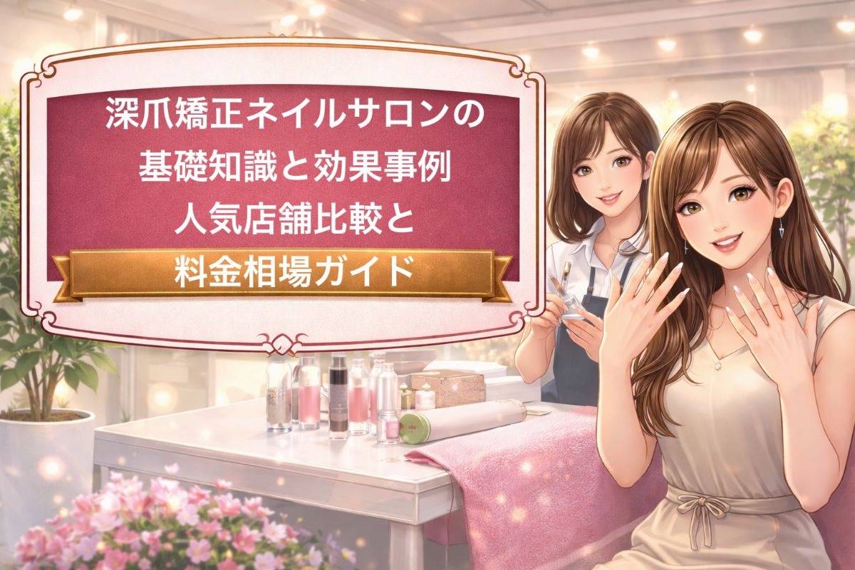 深爪矯正ネイルサロンの基礎知識と効果事例｜人気店舗比較と料金相場ガイド