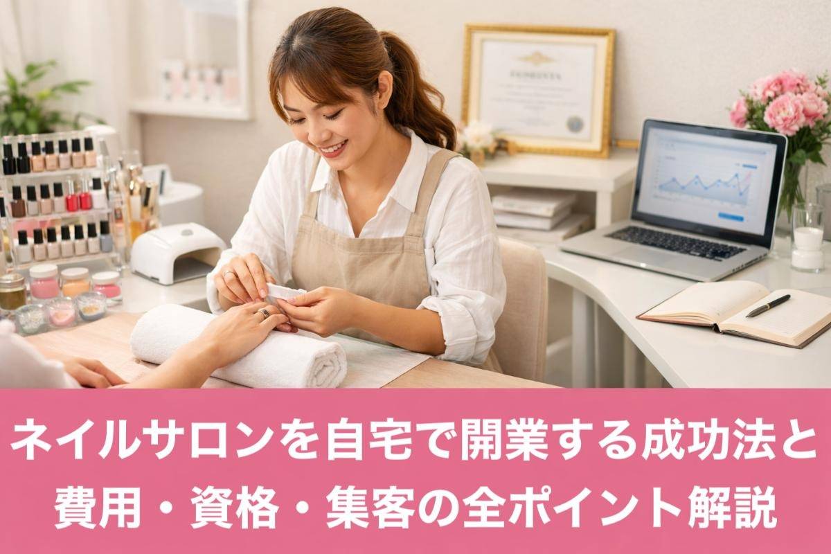 ネイルサロンを自宅で開業する成功法と費用・資格・集客の全ポイント解説